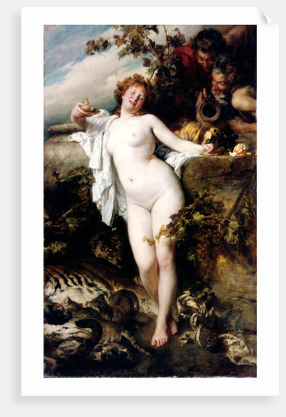 Bacchante by Gyula Benczur