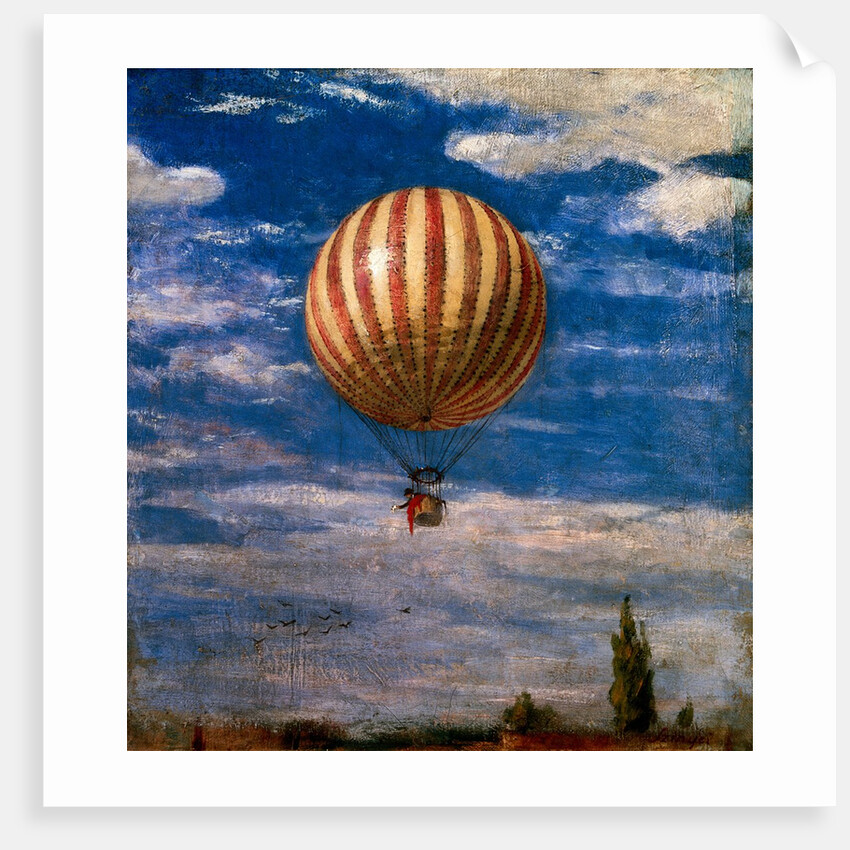 The Balloon, 1878 by Pal Szinyei Merse