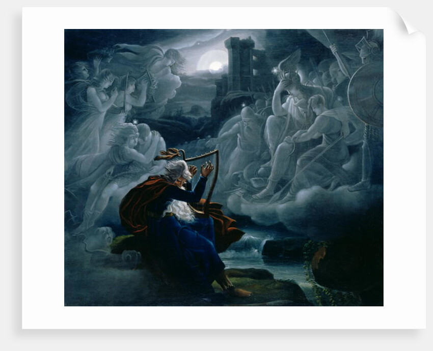Ossian conjures up the spirits on the banks of the River Lorca by Karoly Kisfaludy