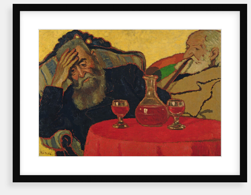 My Father with Uncle Piacsek Drinking Red Wine, 1907 by Jozsef Rippl-Ronai