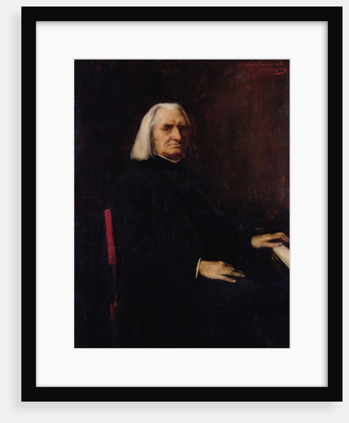 Portrait of Franz Liszt 1886 by Mihaly Munkacsy