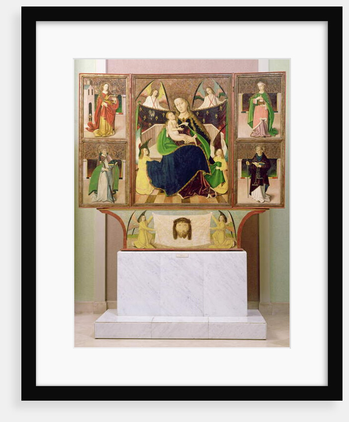 Altarpiece of the Virgin Mary from Liptoszentandras c.1480 by Hungarian School