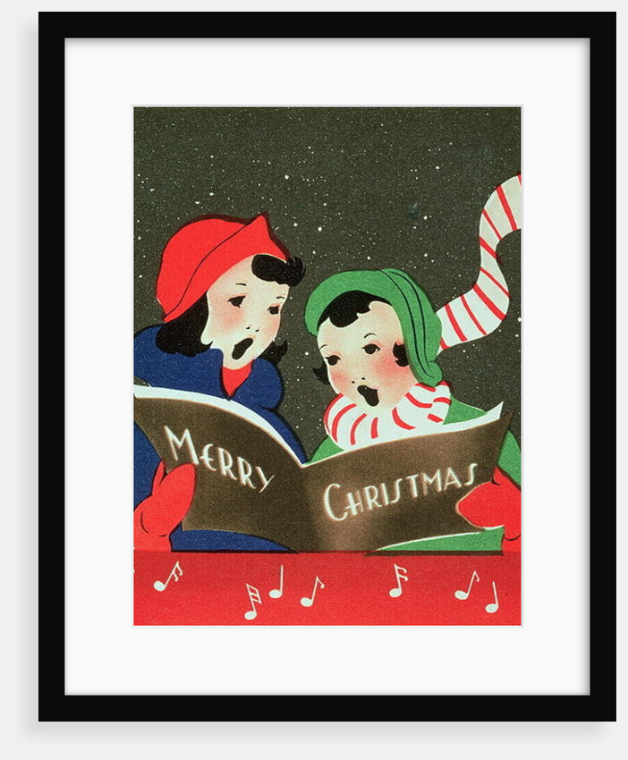 Merry Christmas, Christmas card by Anonymous