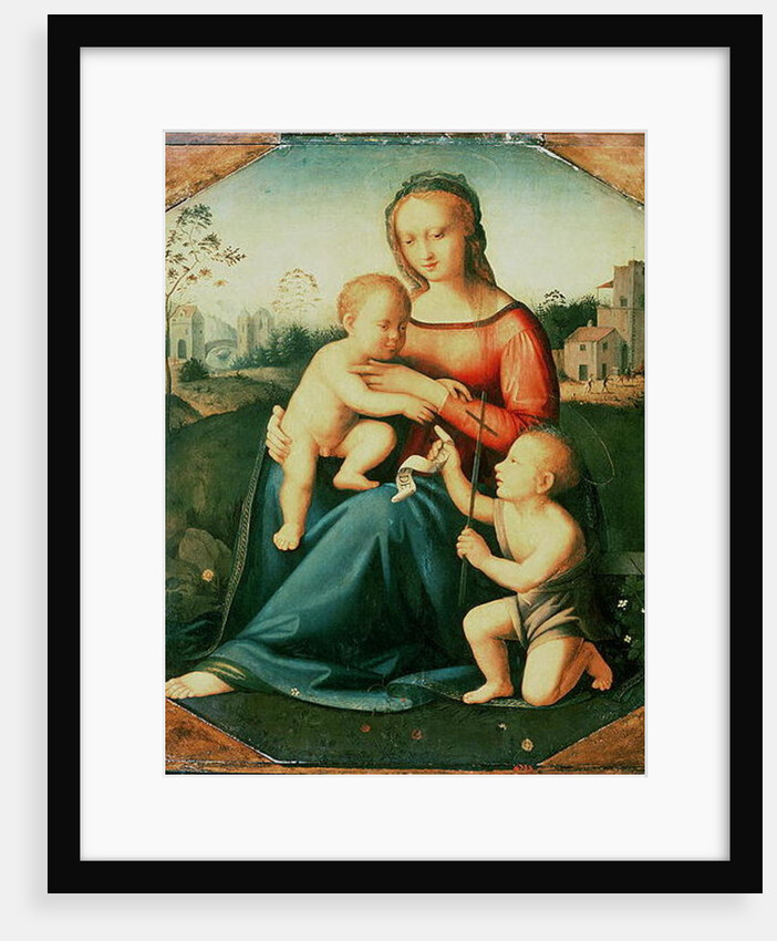 Madonna and Child with St. John the Baptist by Italian School