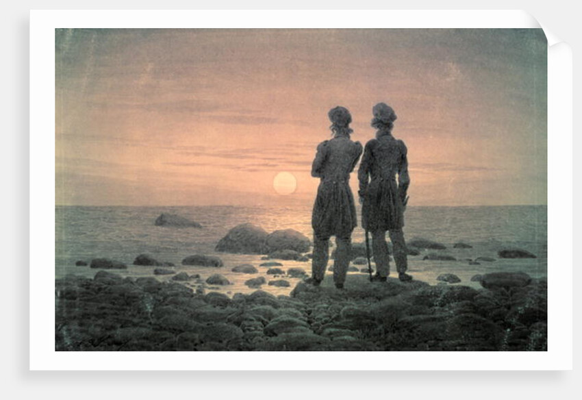 Two men by the sea, 1817 by Caspar David Friedrich