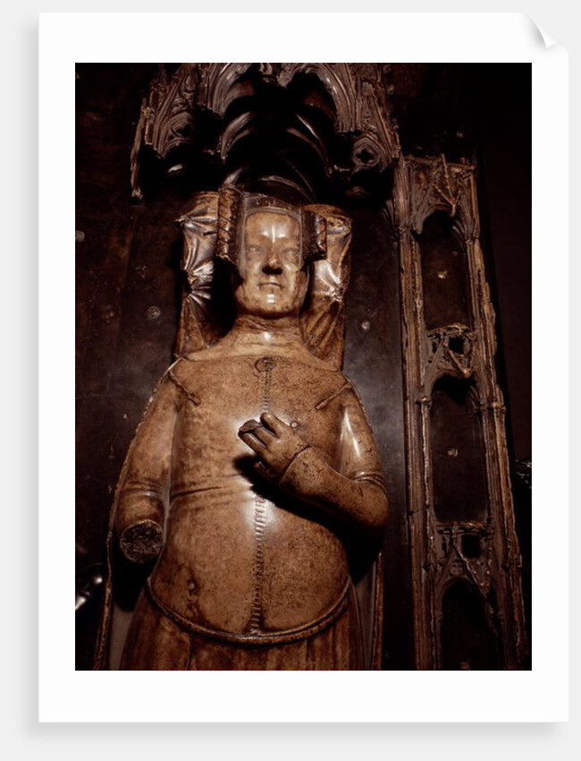 Effigy of Philippa of Hainault by Jean de Liege