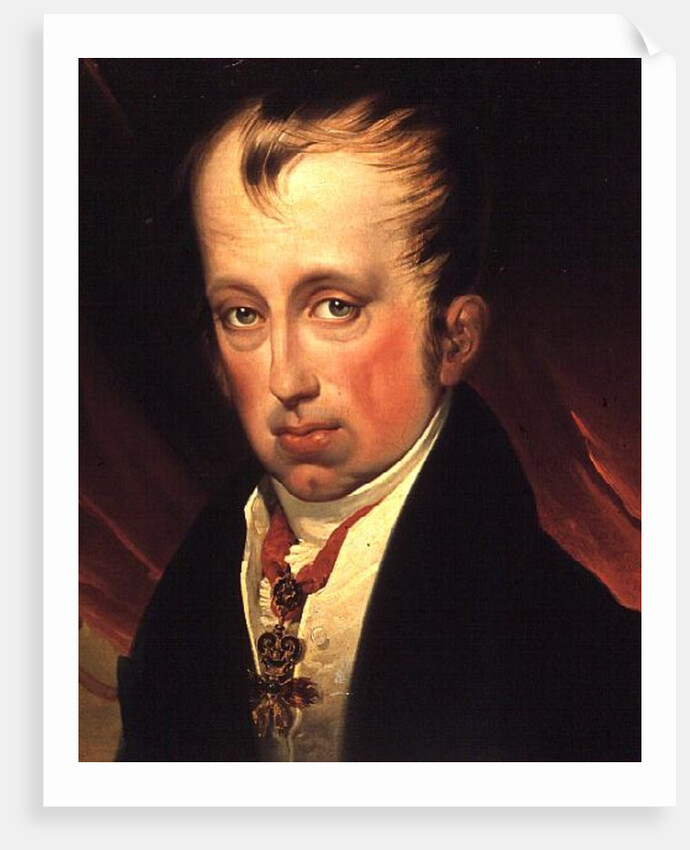 Portrait of Ferdinand I, Emperor of Austria, 19th century by Friedrich von Amerling