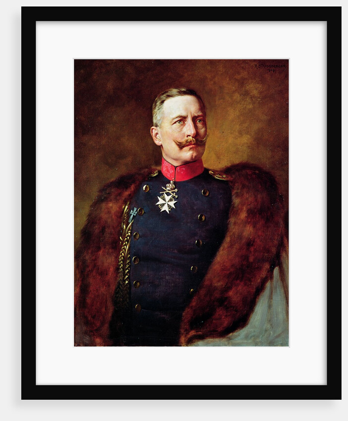 Portrait of Kaiser Wilhelm II by Bruno Heinrich Strassberger