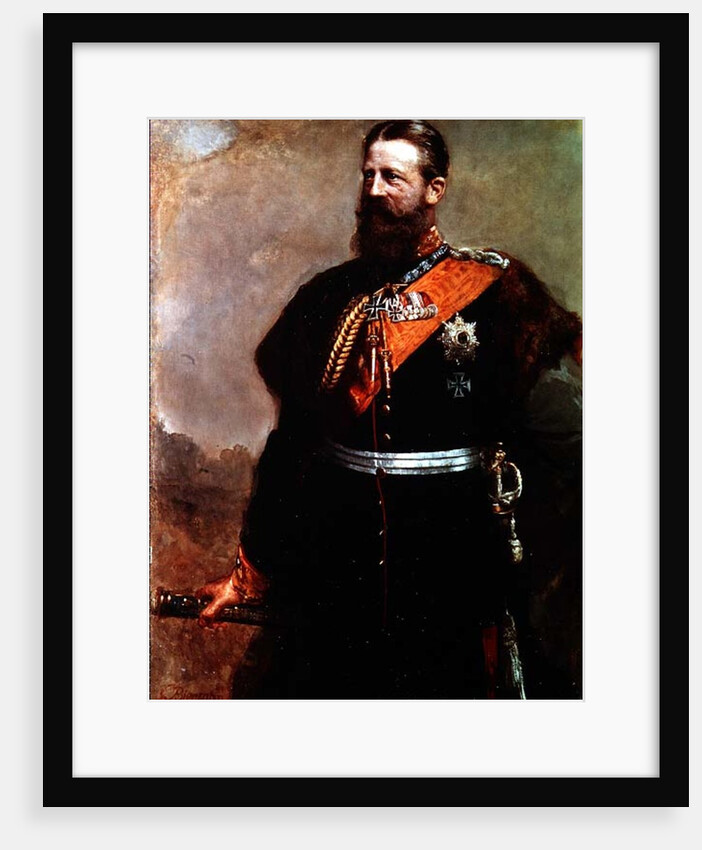 Friedrich III, 19th century by Gottlieb Biermann