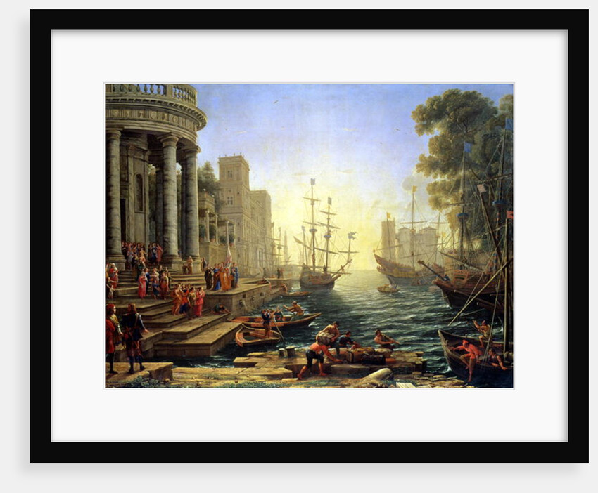 Seaport with the Embarkation of St. Ursula, 1641 by Claude Lorrain (1600-82)