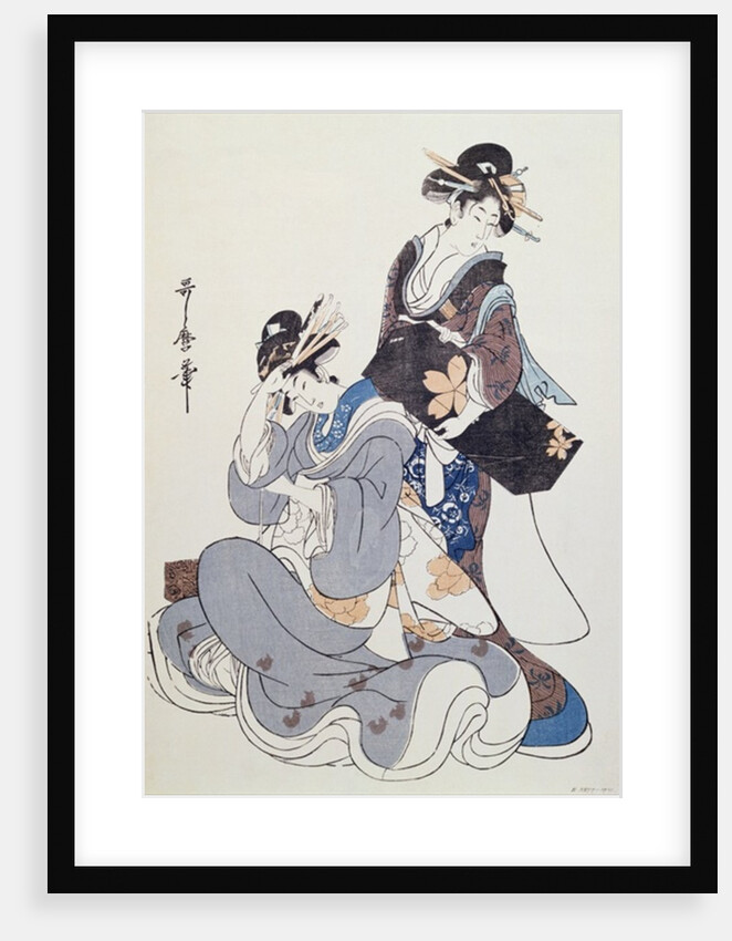 Two Female Figures by Kitagawa Utamaro