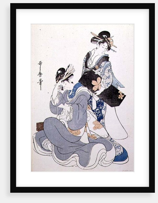 Two Female Figures by Kitagawa Utamaro