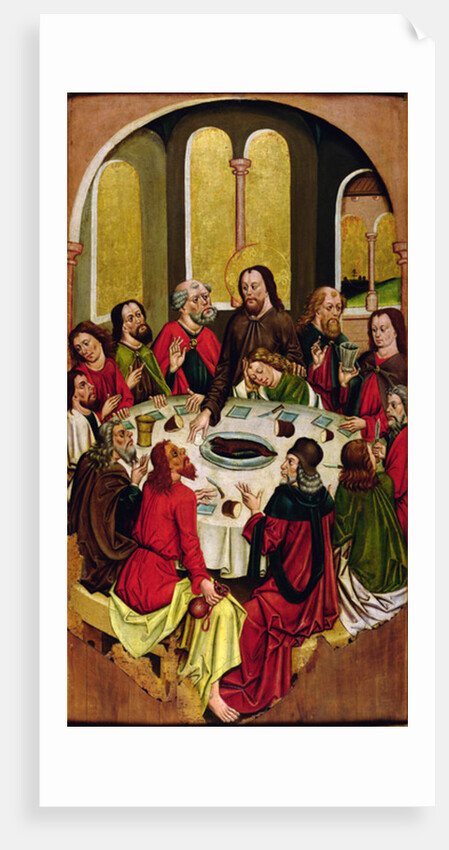 The Last Supper, Turocbela, 1480-90 by Hungarian School