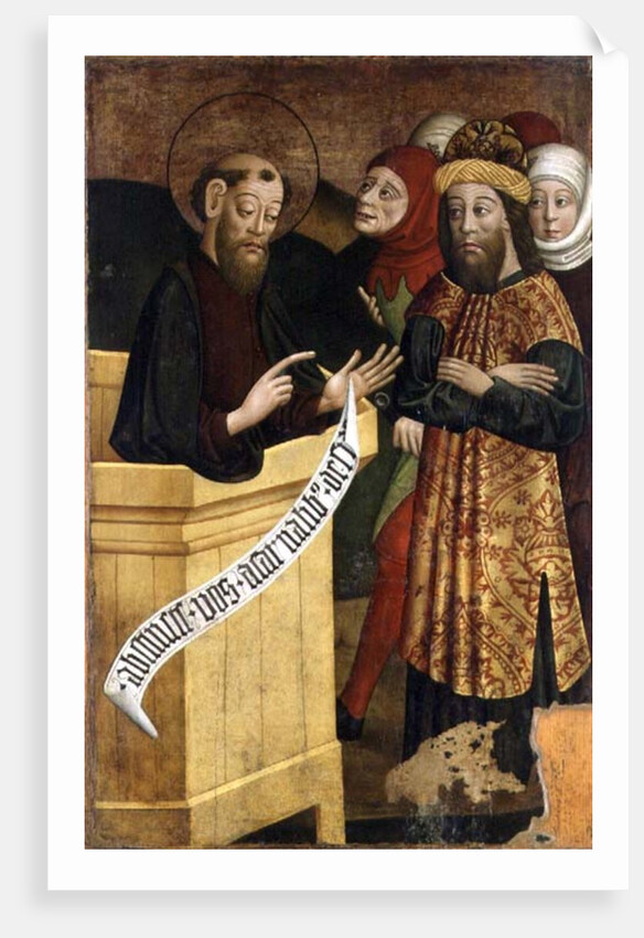 Panel of the former high altarpiece of the Church of Saint Peter and Saint Paul in Csíksomlyó, c.1480 by Hungarian School