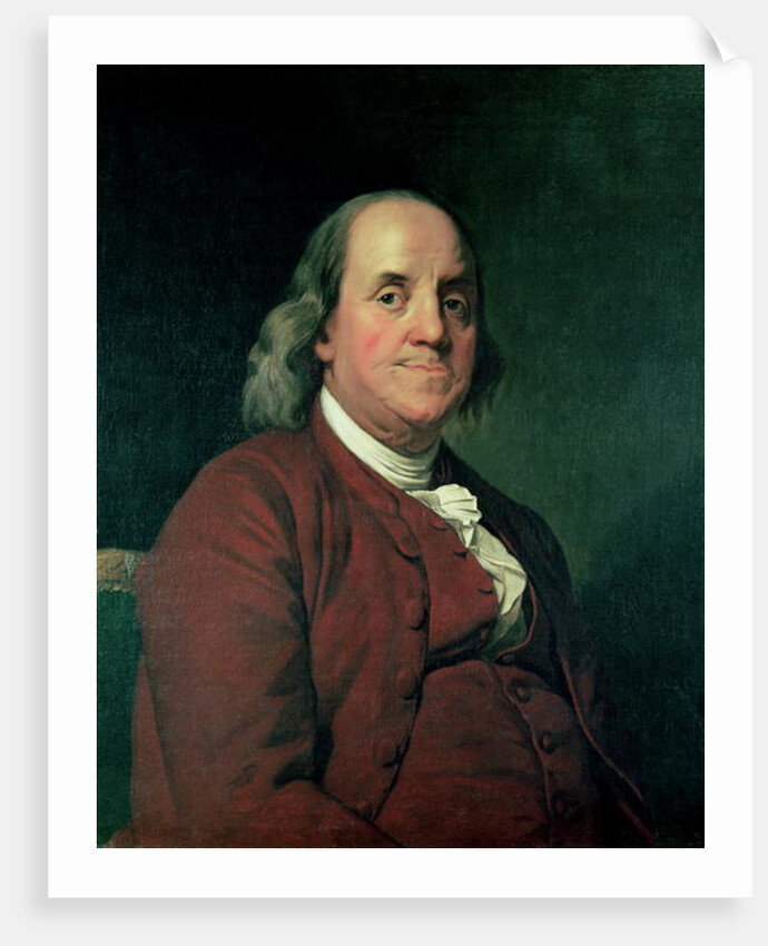 Benjamin Franklin, 1782 by Joseph Wright of Derby