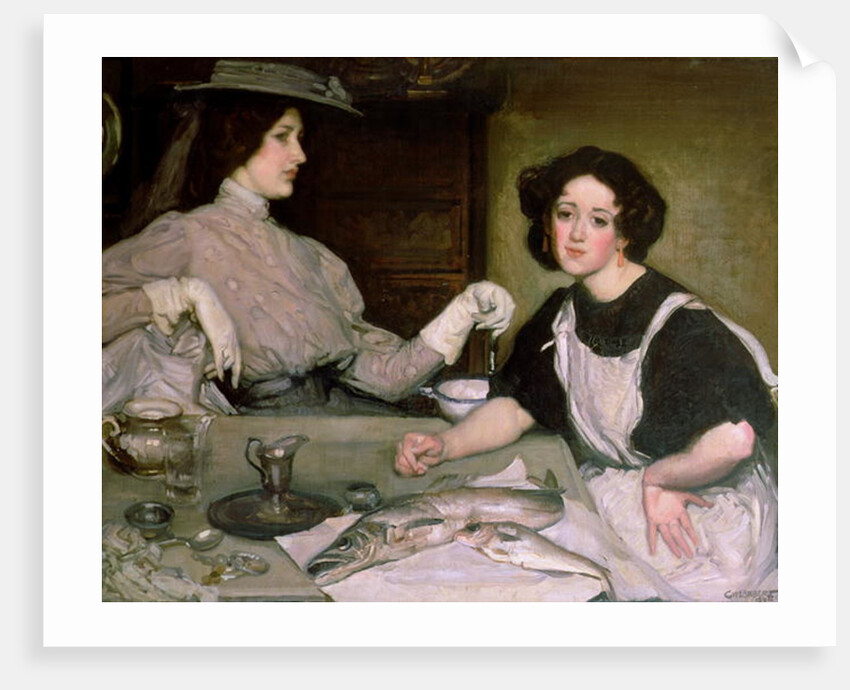 Lottie and the Lady by George Washington Lambert