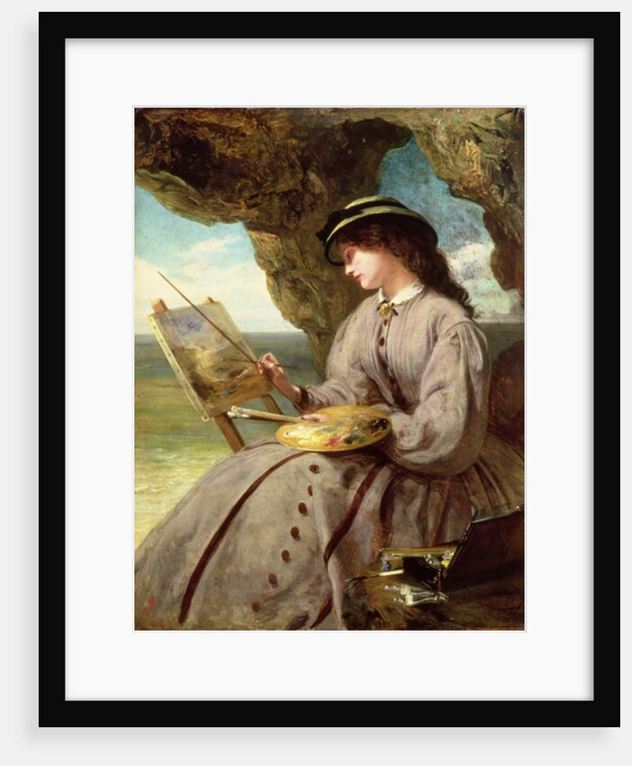 The Fair Amateur, 1862 by Abraham Solomon