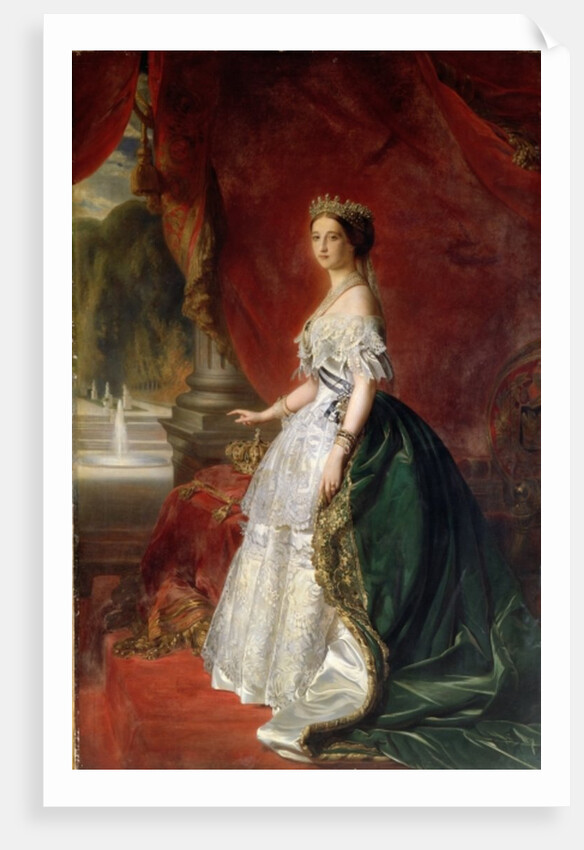 Portrait of Empress Eugenie of France by Austrian School