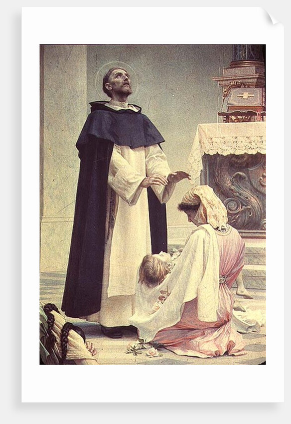 St. Dominic by Vlaho Bukovac
