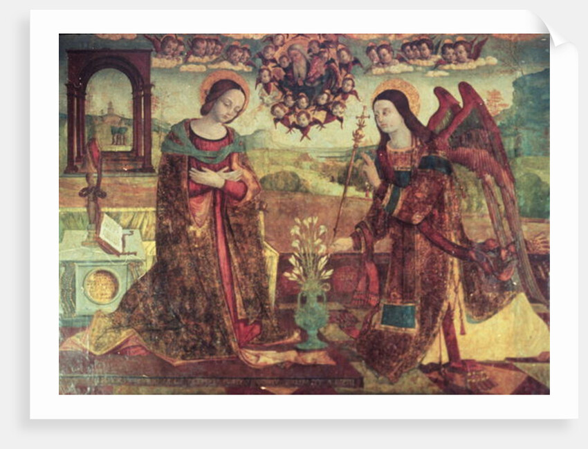 The Annunciation by Nikola Bozidarovic