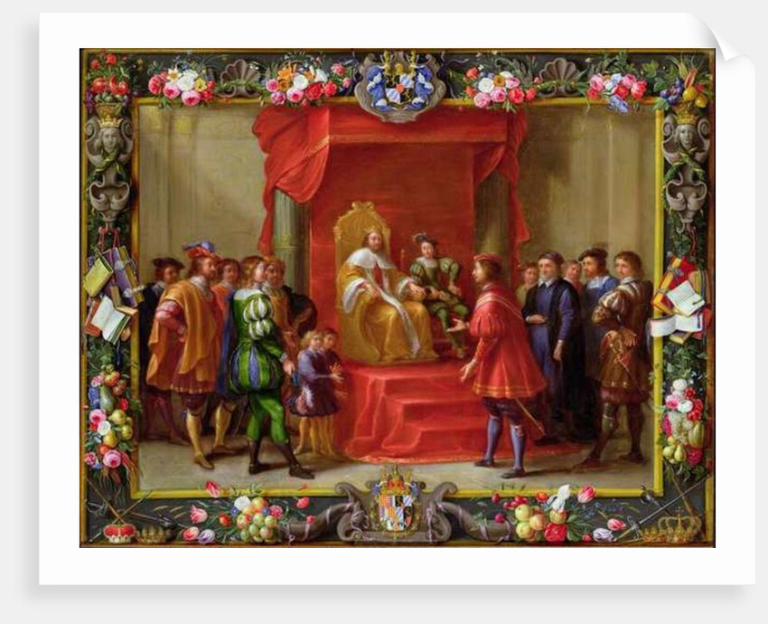 Peter IV, King of Aragon being visited by Guillaume-Raymond Moncada by Jan van & Primo Luigi Kessel