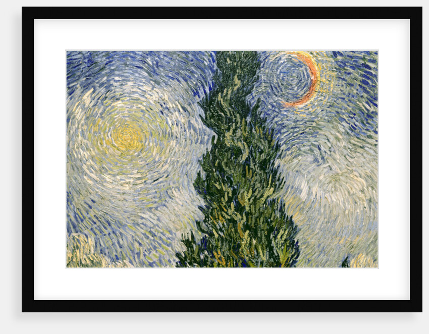 Road with Cypresses, 1890 by Vincent van Gogh