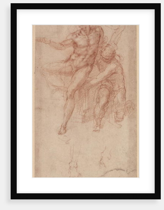 Figure Studies by Michelangelo Buonarroti