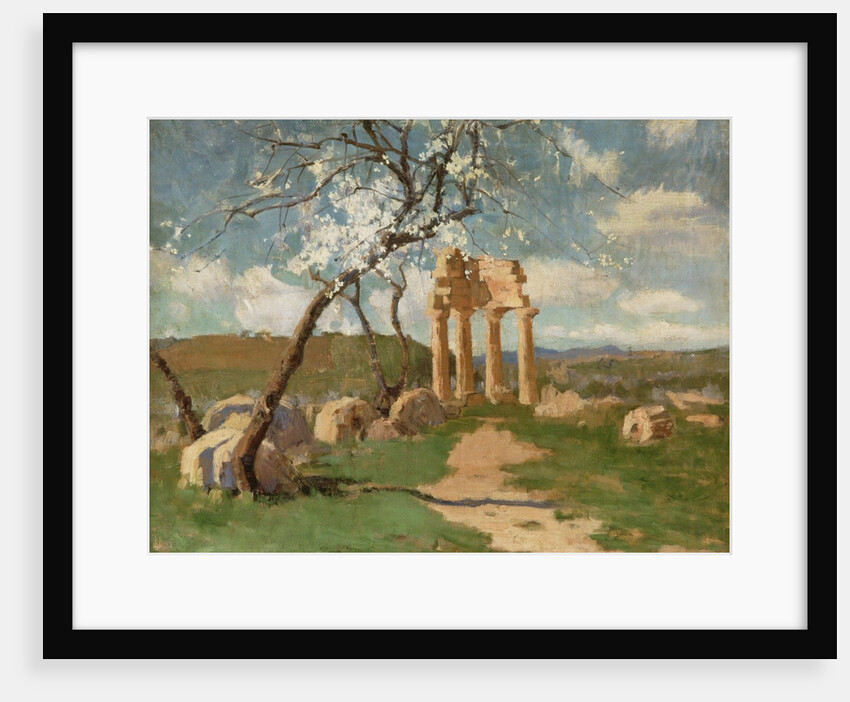 Almond Trees and Ruins, Sicily, c.1887 by John Peter Russell