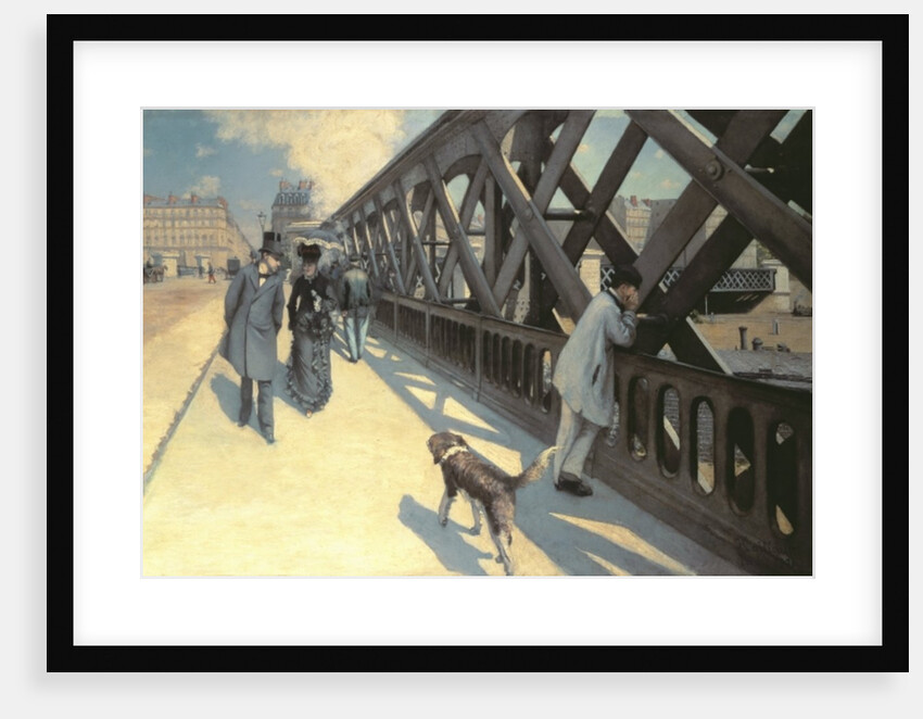 The Bridge of Europe, Paris 1876 by Gustave Caillebotte