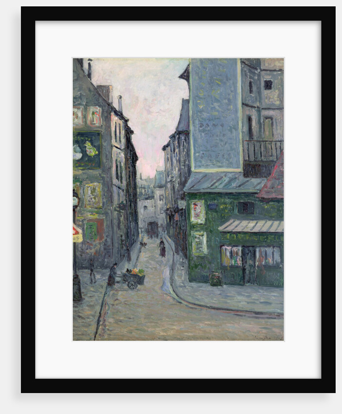 Place Saint Andre des Arts, Rue Suger, Paris by Maxime Emile Louis Maufra