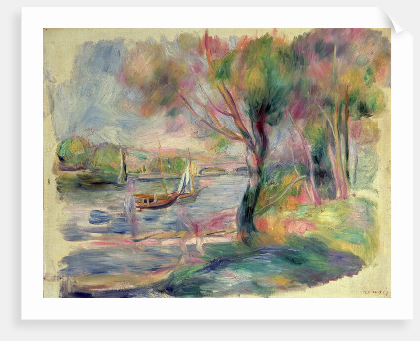 The Seine at Argenteuil, 1892 by Pierre Auguste Renoir