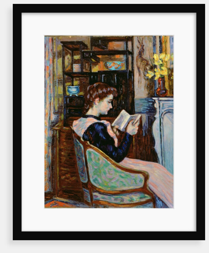 Mlle. Guillaumin reading, 1907 by Jean Baptiste Armand Guillaumin