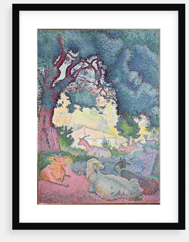 Landscape with Goats, 1895 by Henri-Edmond Cross