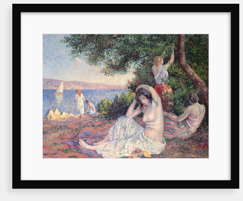 Women Bathing by Maximilien Luce