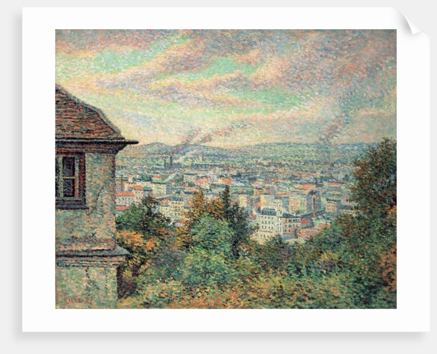 Paris, View of Montmartre by Maximilien Luce