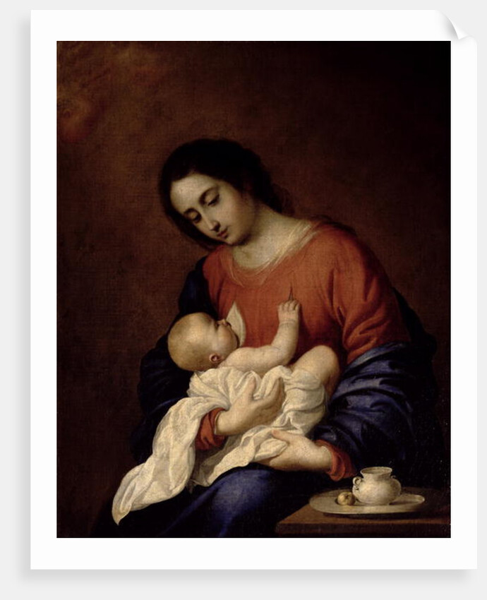 Virgin and Child, 1658 by Francisco de Zurbaran