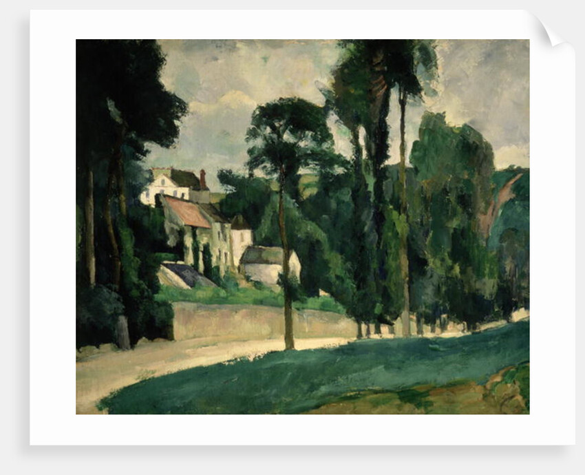 The Road at Pontoise, 1875 by Paul Cezanne