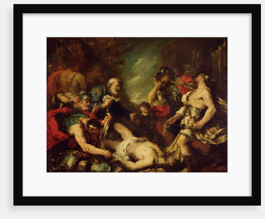 Alexander the Great before the Corpse of Darius III, 330 BC, 18th century by Francesco Guardi