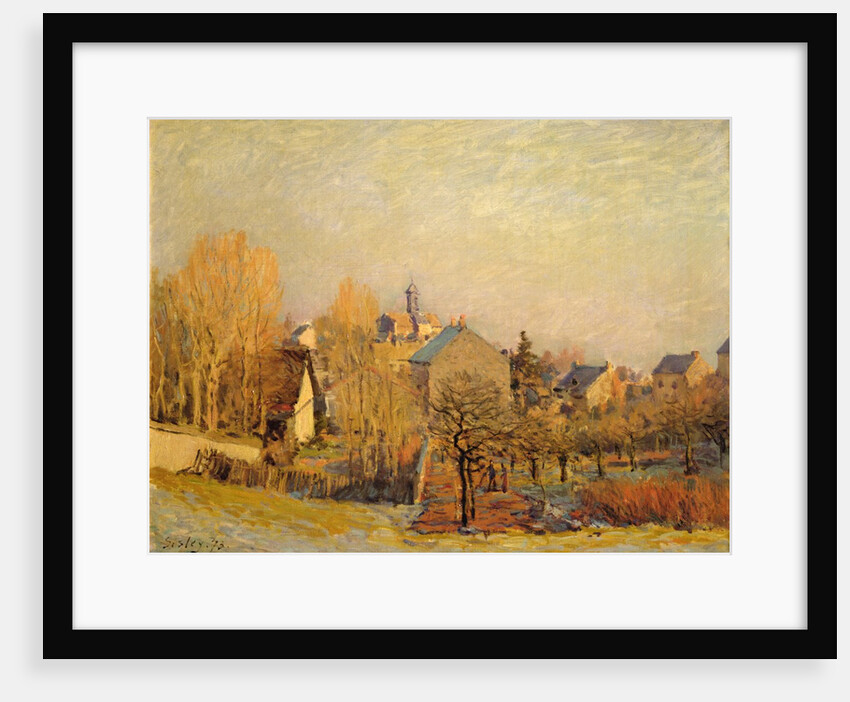 Frosty Morning in Louveciennes, 1873 by Alfred Sisley