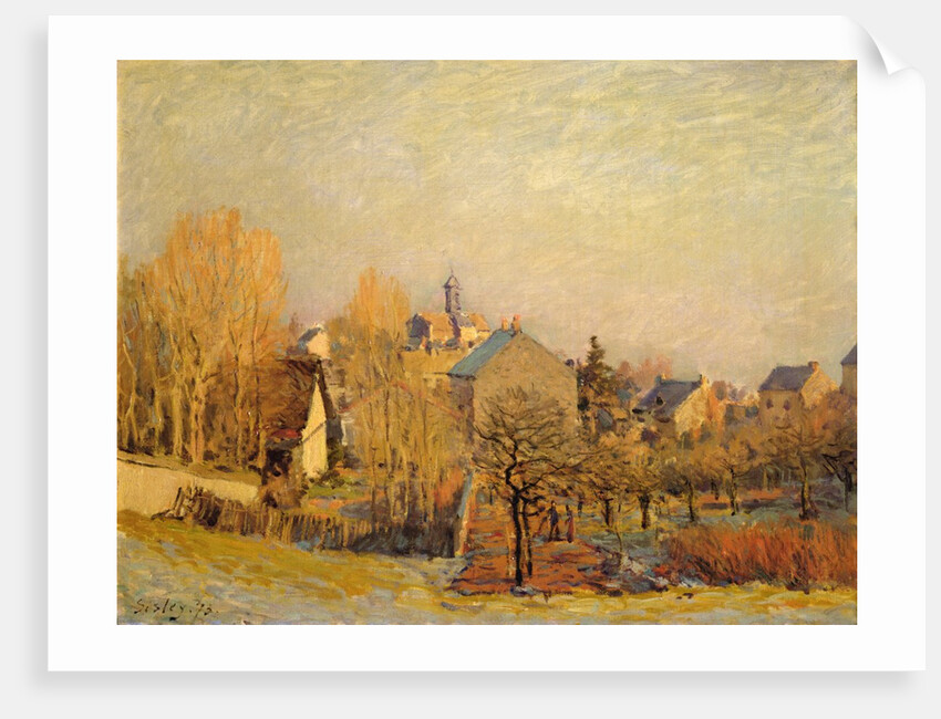 Frosty Morning in Louveciennes, 1873 by Alfred Sisley