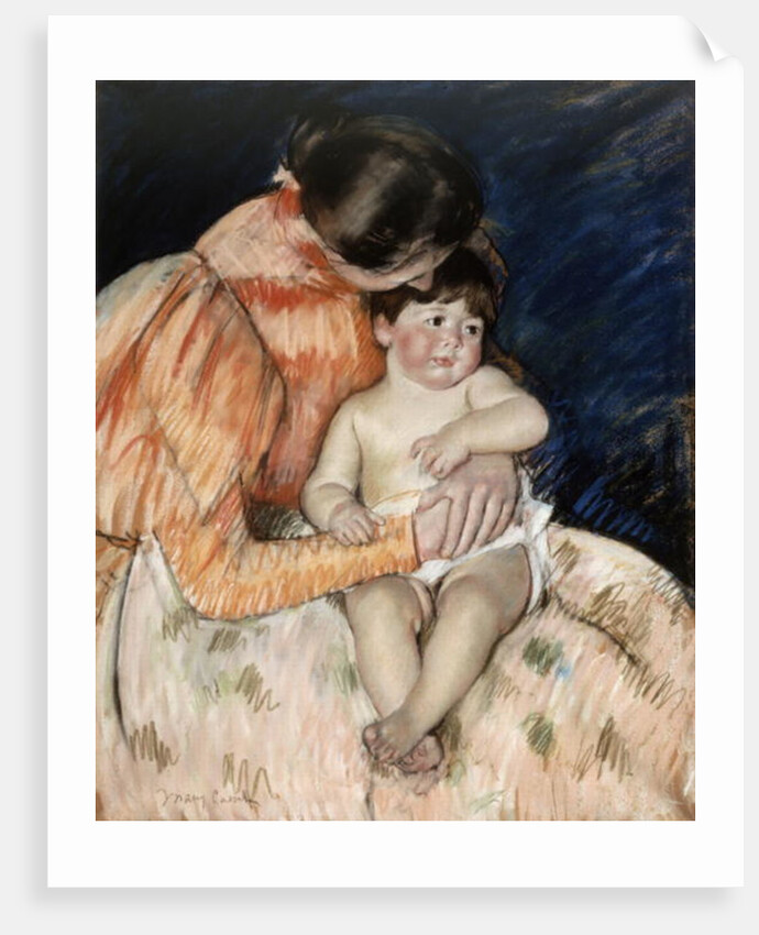 Mother and Child, c.1890 by Mary Stevenson Cassatt