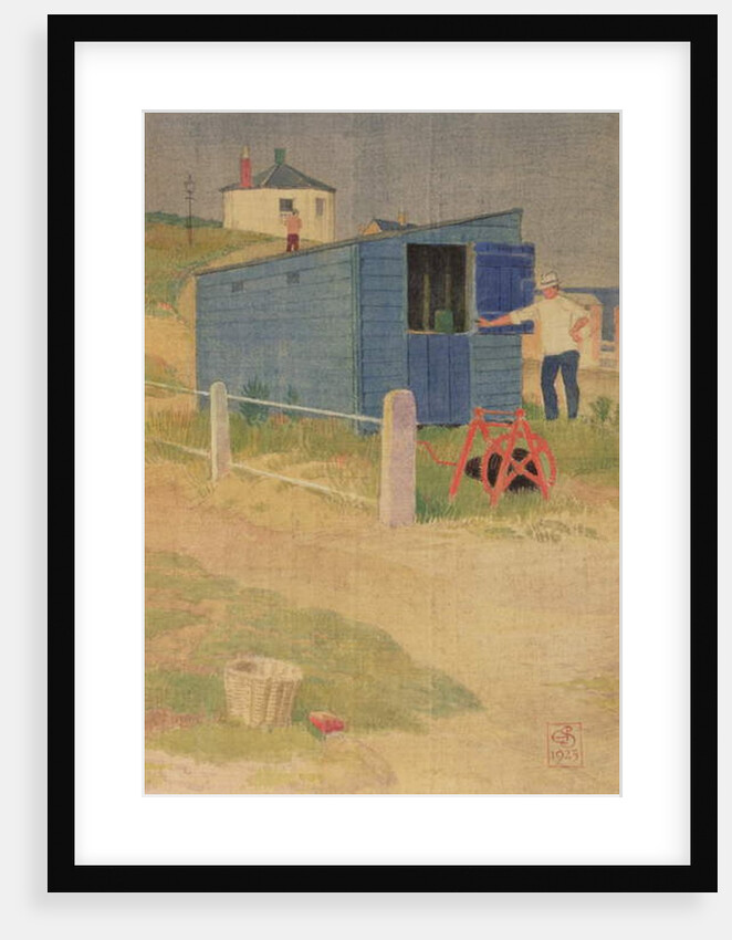 The Blue Shed, 1923 by Joseph Edward Southall