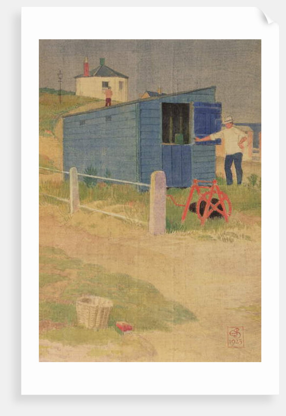 The Blue Shed, 1923 by Joseph Edward Southall
