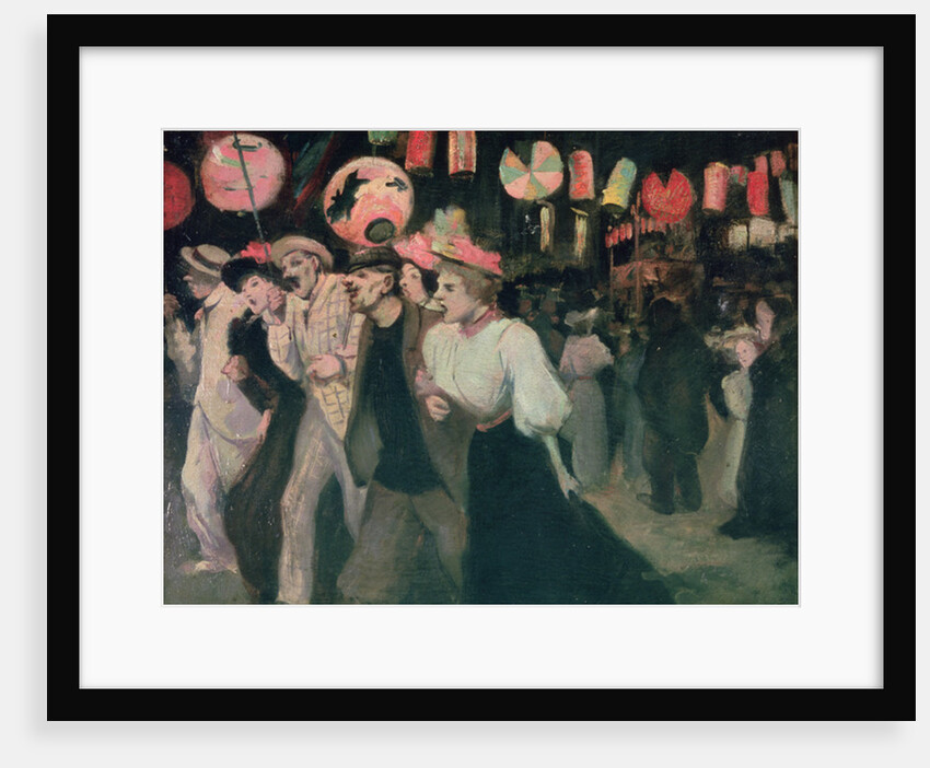 The 14th July 1895 by Theophile Alexandre Steinlen