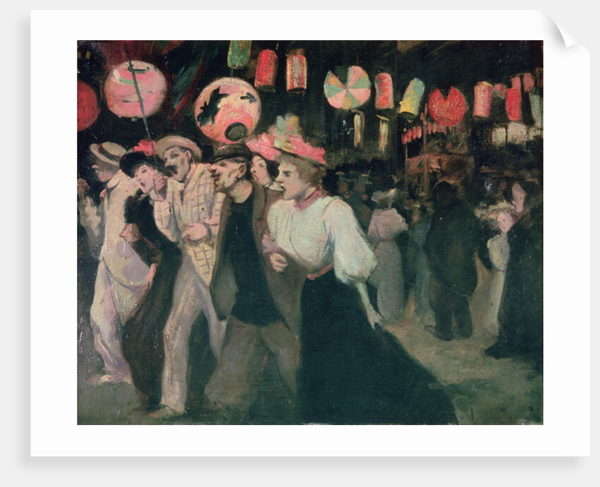 The 14th July 1895 by Theophile Alexandre Steinlen