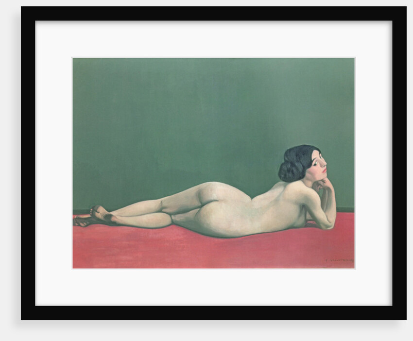Nude Stretched out on a Piece of Cloth, 1909 by Felix Edouard Vallotton