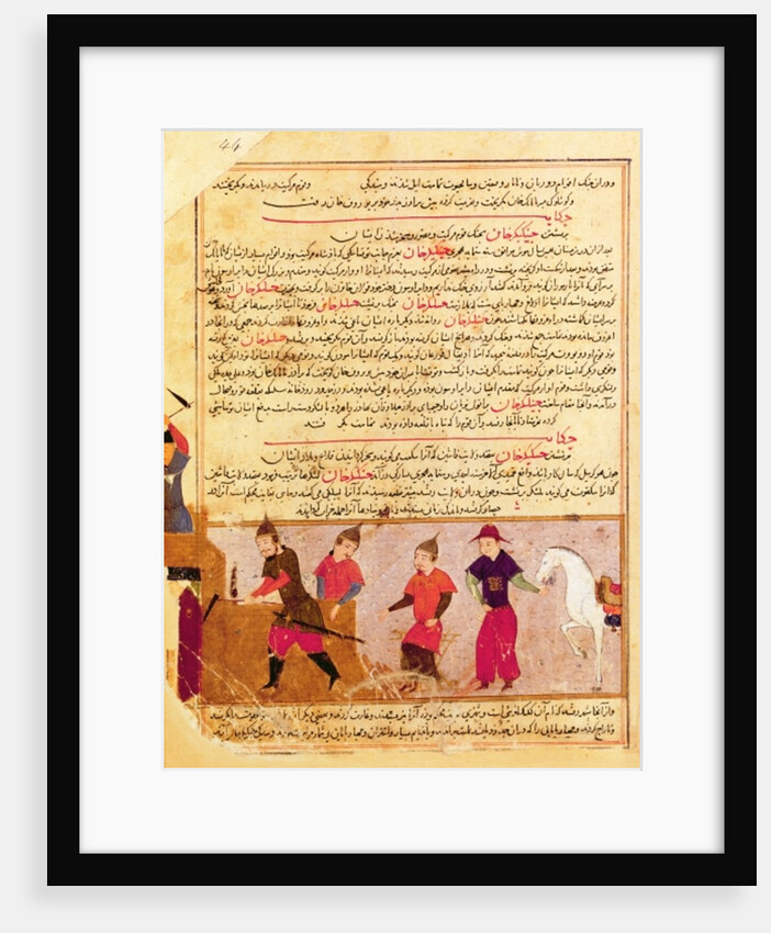 Genghis Khan and his sons by Rashid al-Din by Islamic School