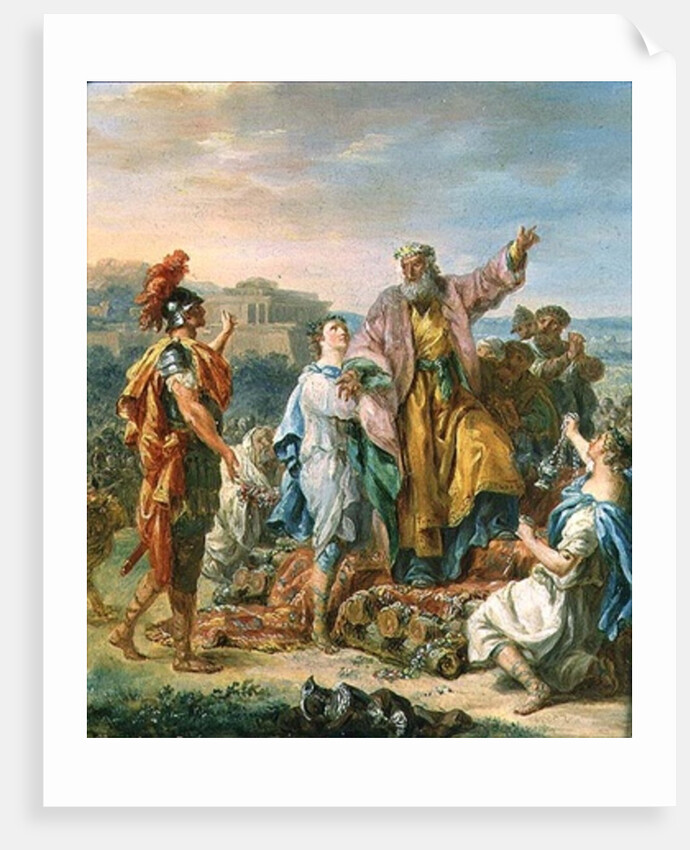 The Death of Calanus, 1779 by Jacques Antoine Beaufort