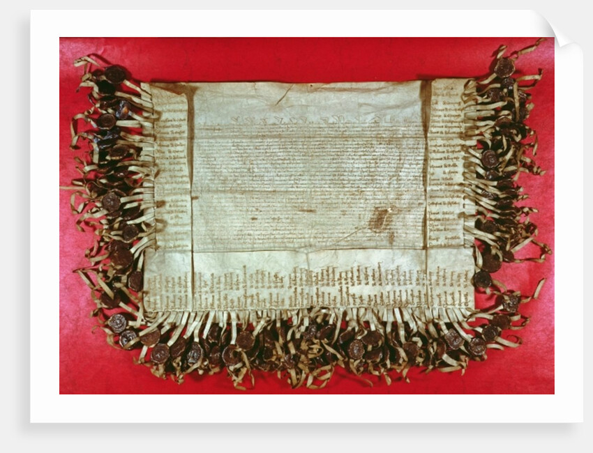 Medieval letter of protest from the Bohemian nobility objecting to the Council of Constance's treatment of John Huss, 1415-16 by Anonymous