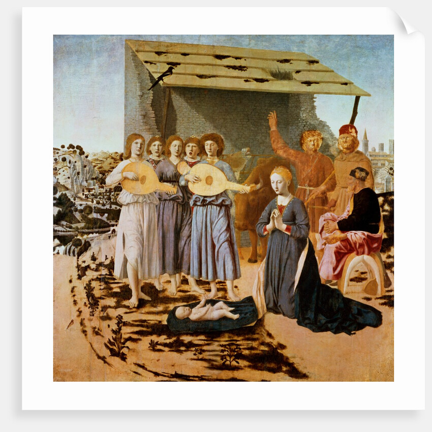 Nativity, early 1480s by Piero della Francesca